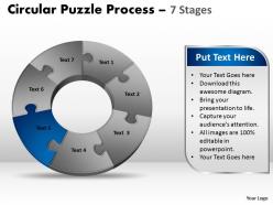 7 components circular puzzle process