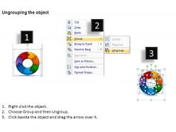 7 components circular puzzle process powerpoint slides and ppt templates 0412