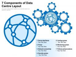 7 components of data centre layout