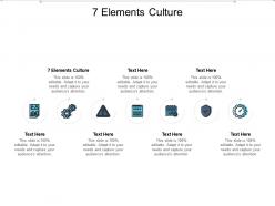7 elements culture ppt powerpoint presentation ideas format ideas cpb
