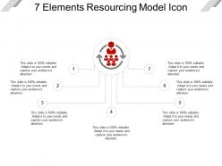 7 Elements Resourcing Model Icon Presentation Layouts