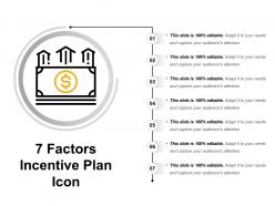 7 factors incentive plan icon