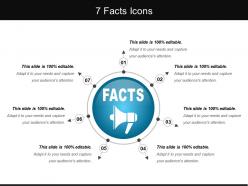 7 facts icons powerpoint graphics
