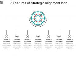 7 features of strategic alignment icon