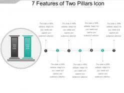 7 Features Of Two Pillars Icon Presentation Layouts