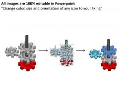 24160366 style variety 1 gears 4 piece powerpoint presentation diagram infographic slide