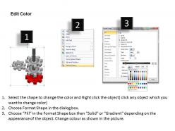 24160366 style variety 1 gears 4 piece powerpoint presentation diagram infographic slide