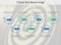 7 goals dart board image