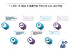 7 goals of sales employee training and learning