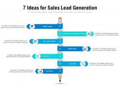 7 Ideas For Sales Lead Generation
