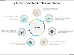 7 interconnected circles with icons