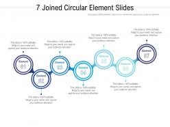 7 joined circular element slides