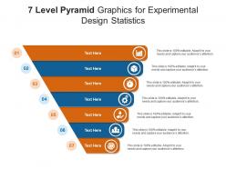 7 level pyramid graphics for experimental design statistics infographic template