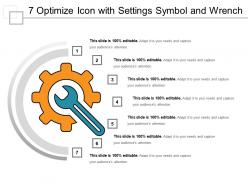 7 optimize icon with settings symbol and wrench