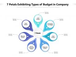 7 petals exhibiting types of budget in company