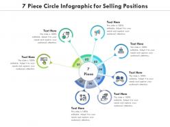 7 piece circle for selling positions infographic template