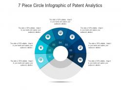 7 piece circle of patent analytics infographic template