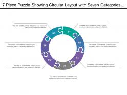3962330 style puzzles circular 7 piece powerpoint presentation diagram infographic slide
