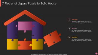7 Pieces Of Jigsaw Puzzle To Build House