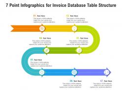 7 point for invoice database table structure infographic template