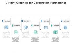 7 point graphics for corporation partnership infographic template