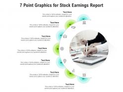 7 point graphics for stock earnings report infographic template