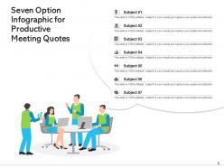 7 point infographic mobile productivity meeting quotes leadership skills