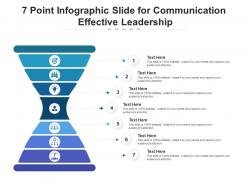7 point slide for communication effective leadership infographic template