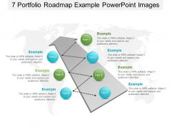 7 portfolio roadmap example powerpoint images