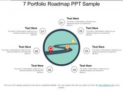 7 portfolio roadmap ppt sample