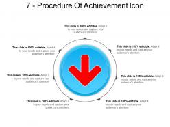 7 procedure of achievement icon