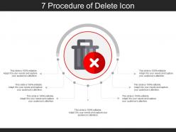 7 procedure of delete icon