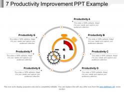 7 productivity improvement ppt example