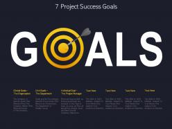 7 Project Success Goals