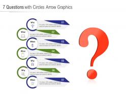 7 questions with circles arrow graphics
