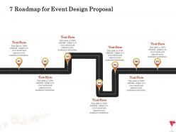 7 roadmap for event design proposal ppt powerpoint presentation file clipart images
