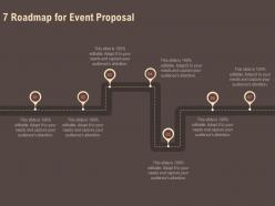 7 roadmap for event proposal ppt powerpoint presentation file display