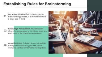 7 Rules Brainstorming Powerpoint Presentation And Google Slides ICP Template Impressive