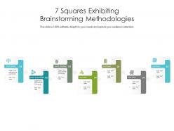 7 squares exhibiting brainstorming methodologies