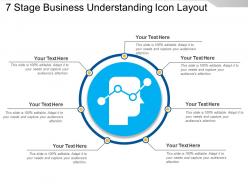 7 stage business understanding icon layout