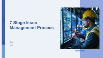 7 Stage Issue Management Process PPT Guidelines AT