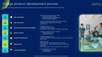 7 Stage Product Development Process Product Development And Management Strategy