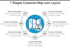 7 stages customer map icon layout