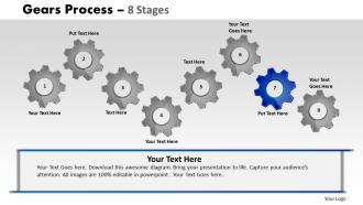 7 stages gears process powerpoint slides