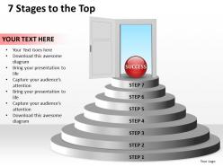 7 stages to the top powerpoint slides templates