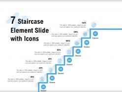 7 staircase element slide with icons