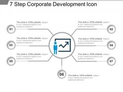 7 step corporate development icon powerpoint slides