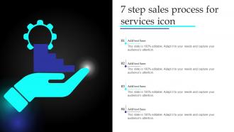 7 Step Sales Process For Services Icon