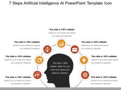 7 steps artificial intelligence ai powerpoint template icon powerpoint slides