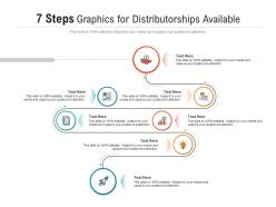 7 steps graphics for distributorships available infographic template